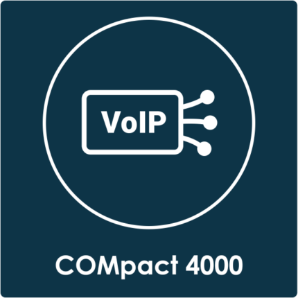 Erweiterung von 4 auf 8 VoIP-Kanäle (inkl. Erweiterung auf 20 Voicemail- und 20 Faxboxen) COMpact 4000