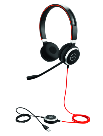 Jabra Evolve 40 UC Duo USB + Klinke NC Überkopfbügelmodell