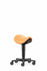Allround_Saddle_Stool_9473_MG76_Magic-Artifical-Leather_Apricot_Castors_Polyamide_Black_3