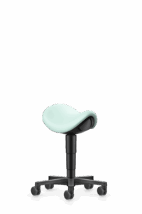 Allround_Saddle_Stool_9473_MG84_Magic-Artifical-Leather_Mint_Castors_Polyamide_Black_3