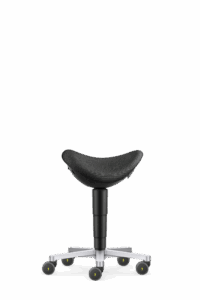 ESD_Saddle_Stool_9473E_Duotec-Fabric_ESD_9801_Black_Castors_Aliuminium-polished-p