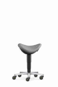 ESD_Saddle_Stool_9473E_Duotec-Fabric_ESD_9811_Grey_Castors_Aliuminium-polished-p