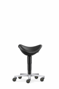 ESD_Saddle_Stool_9473E_Magic-ESD-Artificial-Leather_ESD_MG01_Black_Castors_Aliuminium-polished-p