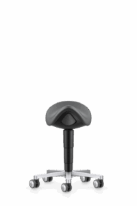 Laboratory_Medical_Saddle_Stool_9473L_Magic-Artificial-Leather_MG11_Grey_Castors_Aliuminium-polished-p