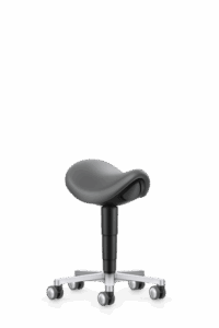 Laboratory_Medical_Saddle_Stool_9473L_Magic-Artificial-Leather_MG11_Grey_Castors_Aliuminium-polished-s (1)