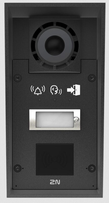 2N IP Force 2.0 robuste Türsprechstelle 1 Klingeltaster mit Pictogramme, Card Reader ready, ohne Kamera (Audio only)