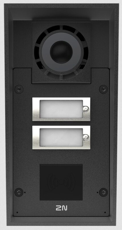 2N IP Force 2.0 robuste Türsprechstelle 2 Klingeltaster, Card Reader ready; Audio only (ohne Kamera)